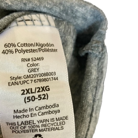 NWOT George Men’s Raglan T-Shirt Size 2XL - Picture 4 of 4